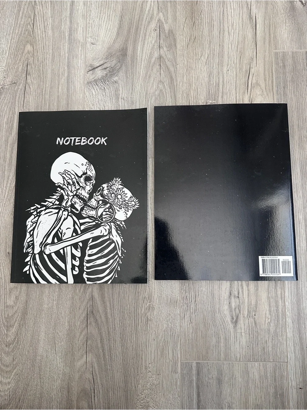 Skull & Gothic Design Hardcover Notebooks Set of 7
